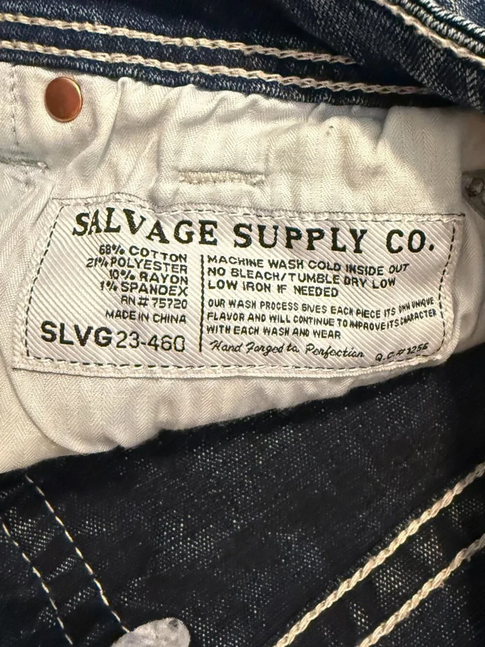 Salvage Jeans–Size 34x29